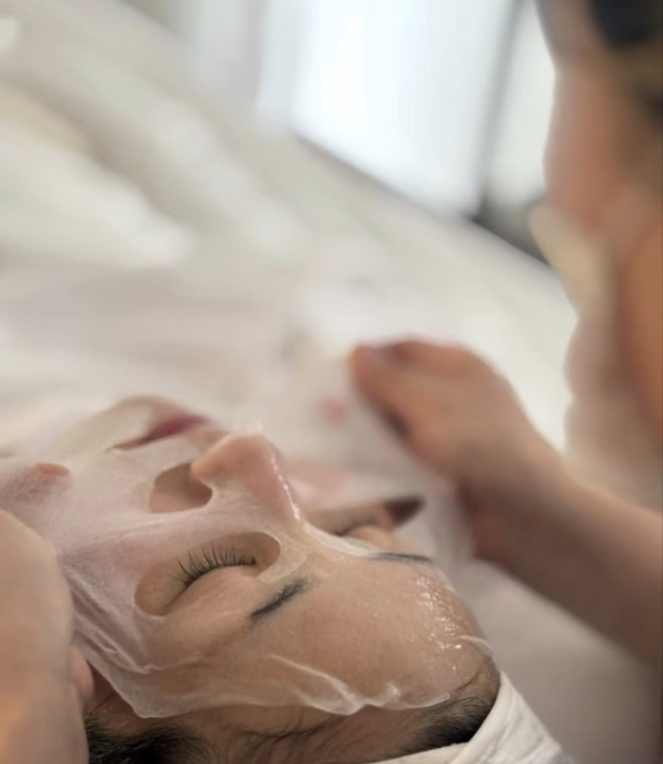 Before and after — pore cleansing